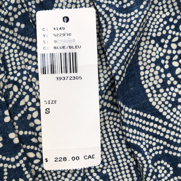 Elegant Blue and White Maxi Dress - Anthropologie - Picture 10 of 10